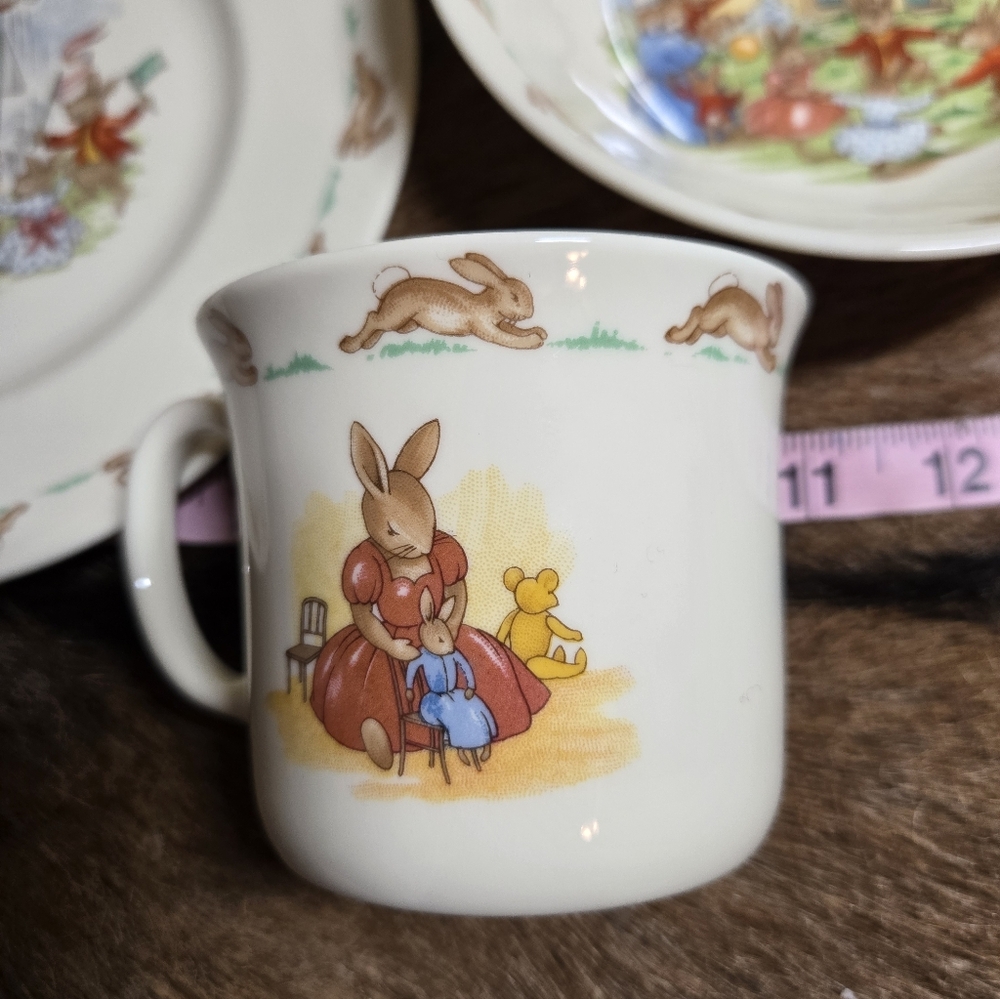 Bunnykins By Royal Doulton Childrens Bone China Dish Set Of 3 - Picture 4 of 10